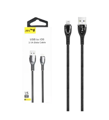 تصویر  کابل شارژ 1.5 متری فست آیفون جی بی کیو Type-C مدل DT-02