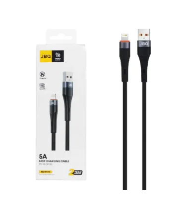 تصویر  کابل شارژ 1.5 متری فست آیفون جی بی کیو مدل CA-510