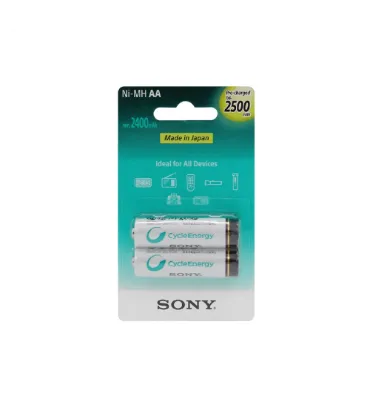 تصویر  باتری قلمی قابل شارژSony Cycle Energy-AA با ظرفیت 2500mah