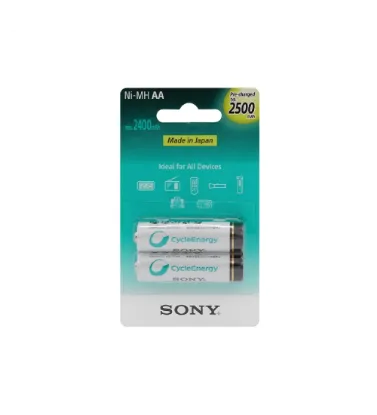 تصویر  باتری قلمی قابل شارژSony Cycle Energy-AA با ظرفیت 2500mah