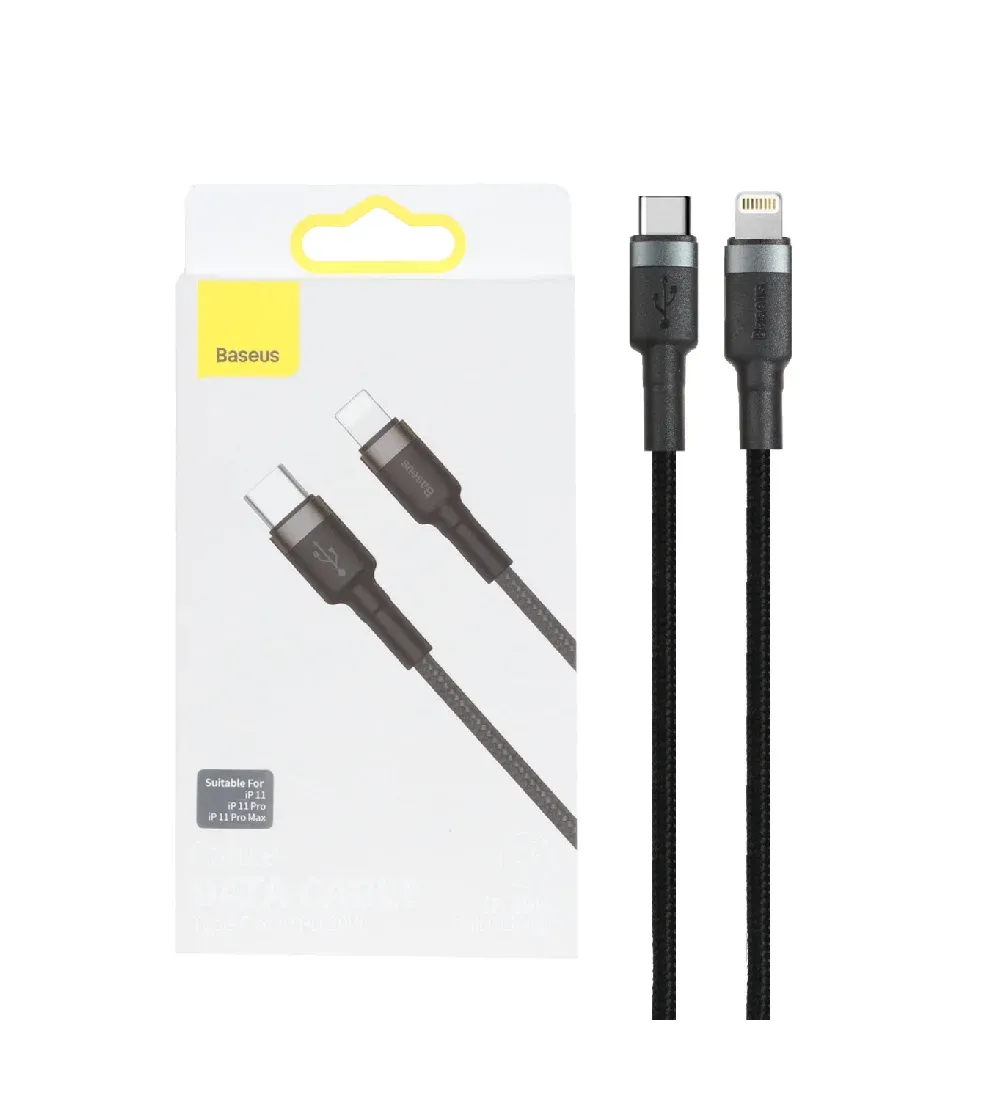 تصویر  کابل شارژ فست بیسوس Type-C to Lightning مدل CATLKLF-G1