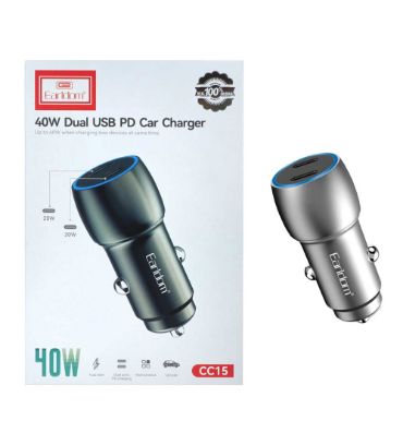 شارژر فندکی ارلدام مدل ES-CC15 توان 40 وات