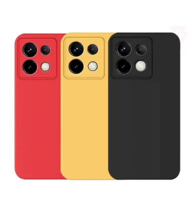 تصویر  قاب گوشی شیائومی Redmi Note 13 Pro 4G مدل سیلیکونی محافظ لنزدار