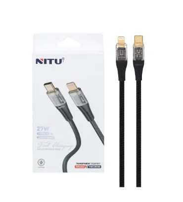 تصویر  کابل شارژ فست نیتو Type-C To Lightning مدل NC302