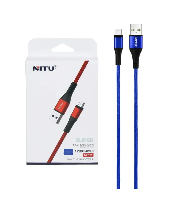 تصویر  کابل شارژ فست اندروید نیتو مدل NC121 تصویر  کابل شارژ فست اندروید نیتو مدل NC121