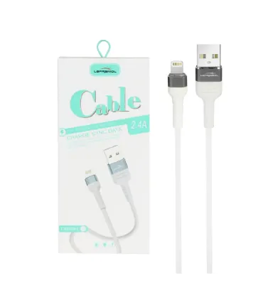 تصویر  کابل شارژ فست آیفون لپ رامول مدل LP-B13