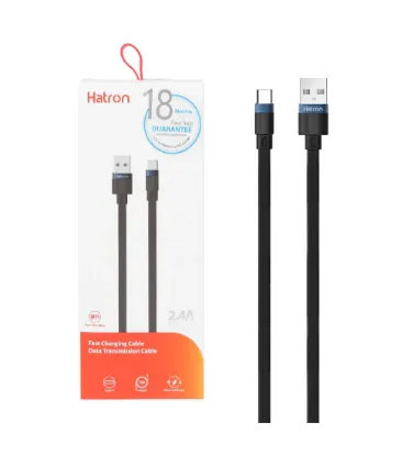تصویر  کابل شارژ فست هترون Type-C مدل HC155UC