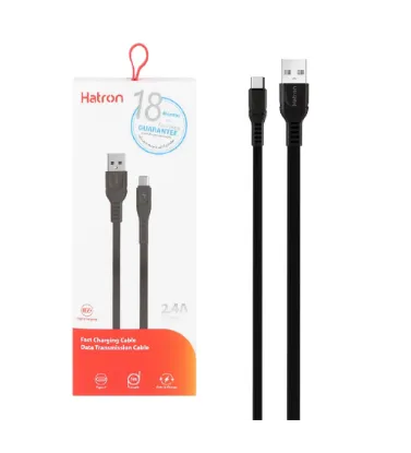 تصویر  کابل شارژ فست هترون Type-C مدل HC154UC