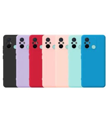 تصویر  قاب گوشی شیائومی مدل Redmi 12C مدل سیلیکونی محافظ لنزدار