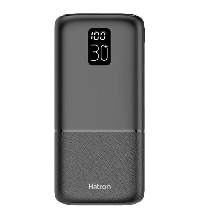 تصویر  پاوربانک هترون مدل HPB3070PQ 22.5W ظرفیت 30000 میلی آمپر ساعت