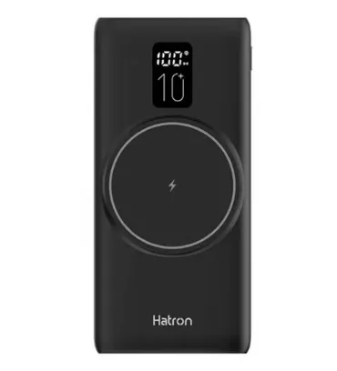 تصویر  پاوربانک هترون مدل HPB1090PQW 22.5W ظرفیت 10000 میلی آمپر ساعت