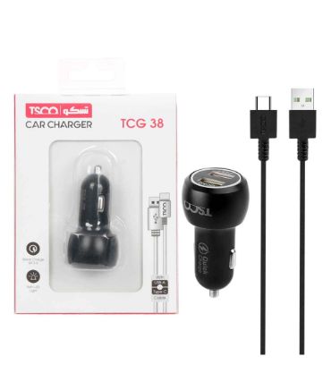 شارژر فندکی تسکو مدل TCG 38 توان 36 وات