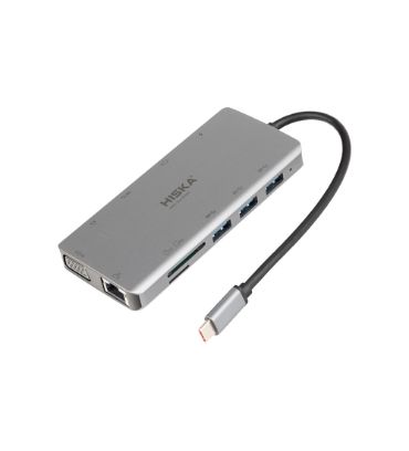 هاب 11 پورت Type-C هیسکا مدل HR-55