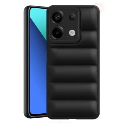 تصویر قاب گوشی شیائومی Redmi Note 13 Pro پافری محافظ لنزدار