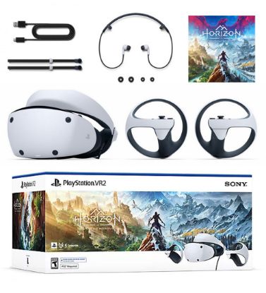 تصویر  عینک واقعیت مجازی سونی مدل PlayStation VR2 به همراه وچر بازی Horizon:Call of the Mountain