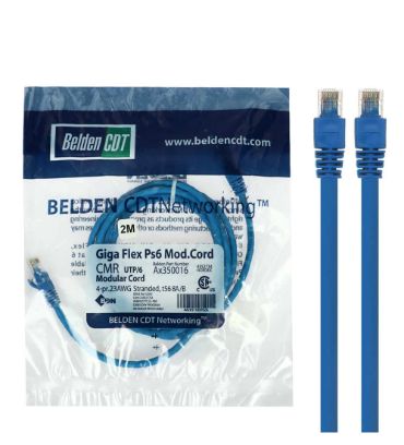 کابل شبکه 2 متری بلدن مدل CAT6