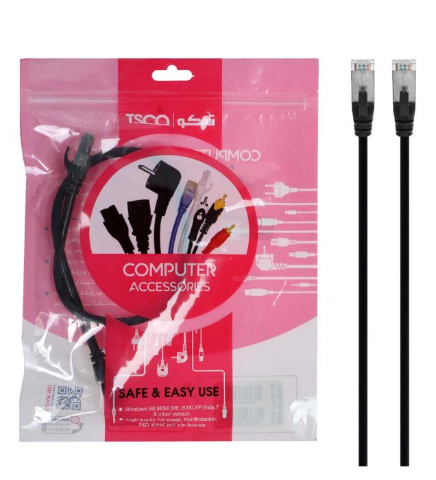 تصویر  کابل شبکه 2 متری تسکو Cat 6 FTP مدل TNC 620