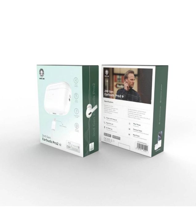 تصویر  هندزفری بی سیم گرین لاین مدل CNTWSPRO2G 2ND GEN EARBUDS PRO2 تصویر  هندزفری بی سیم گرین لاین مدل CNTWSPRO2G 2ND GEN EARBUDS PRO2