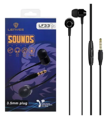 تصویر  هندزفری با سیم لنیز مدل LF33