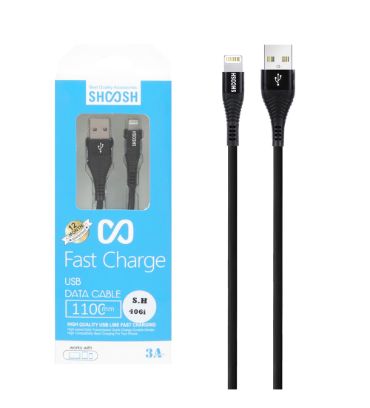 کابل شارژ 1.1 متری فست شارژ آیفون شوش مدل SH406i