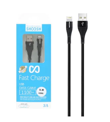 تصویر  کابل شارژ 1.1 متری فست شارژ آیفون شوش مدل SH406i