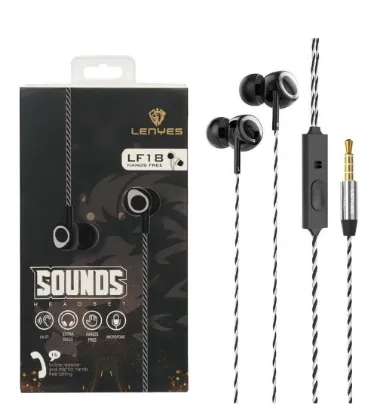 تصویر  هندزفری با سیم لنیز مدل LF18