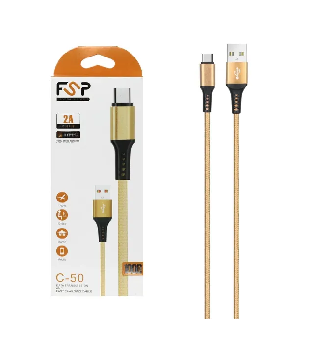 تصویر  کابل شارژ اف اس پی Type-C مدل C-50
