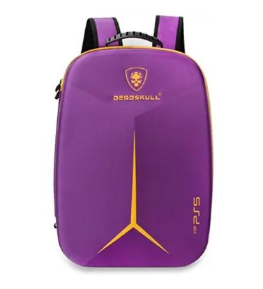 تصویر  کوله پشتی دد اسکول برای کنسول پلی استیشن 5 اسلیم (بنفش، طرح 2)