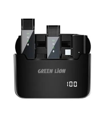 تصویر  میکروفون یقه ای گرین لاین مدل GN2IN1DDMTCBK
