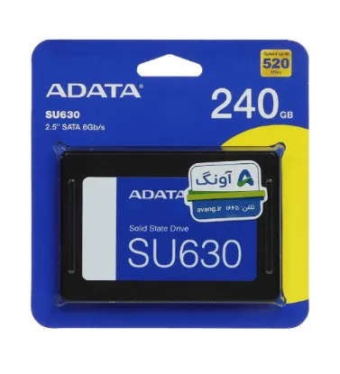 تصویر  هارد SSD اینترنال ای دیتا مدل SU630 ظرفیت 240 گیگابایت