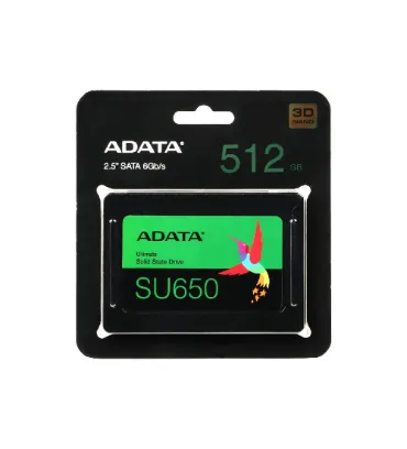 هارد SSD اینترنال ای دیتا مدل Ultimate SU650 ظرفیت 512 گیگابایت