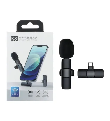 تصویر  میکروفون بی سیم Type-C مدل K8