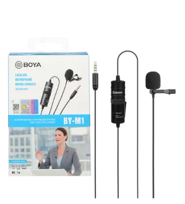 تصویر  میکروفون یقه ای بویا مدل BY-M1