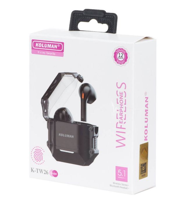 تصویر  هندزفری بی سیم کلومن مدل K-TW26