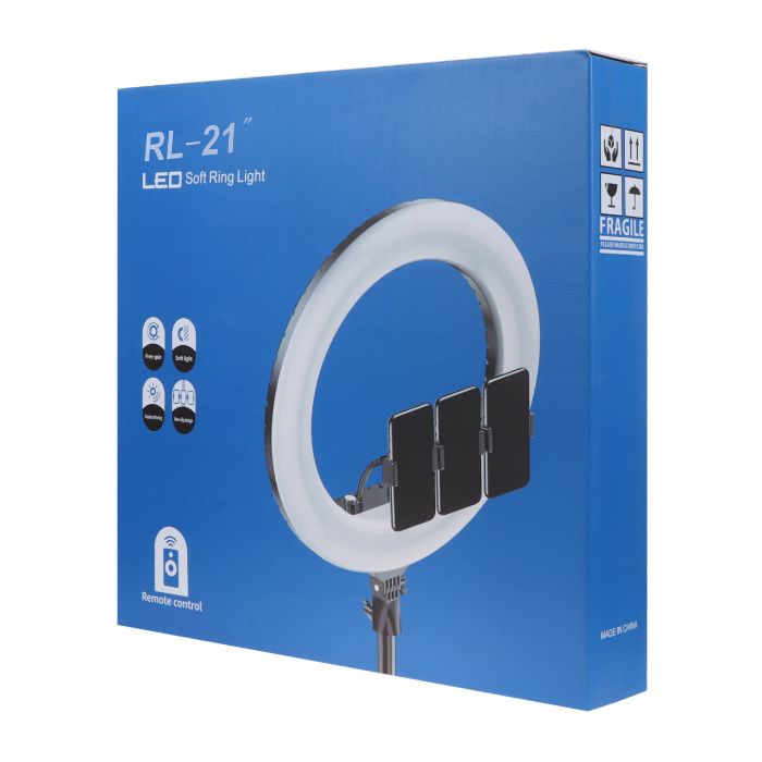 تصویر  رینگ لایت لئو مدل RL-21 (بدون پایه)
