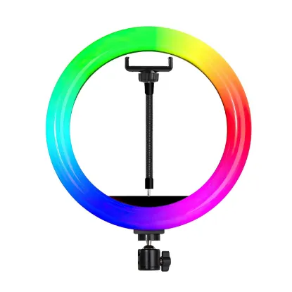 تصویر  رینگ لایت جیماری مدل MJ33RGB (بدون پایه)