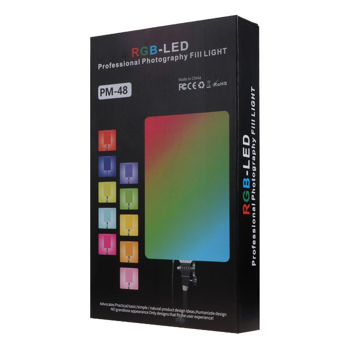 تصویر  رینگ لایت RGB مدل PM-48 (بدون پایه)