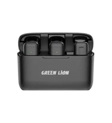 تصویر  میکروفن یقه‌ای گرین لاین لایتنینگ مدل GN2WMICLGBK (دو میکروفون)