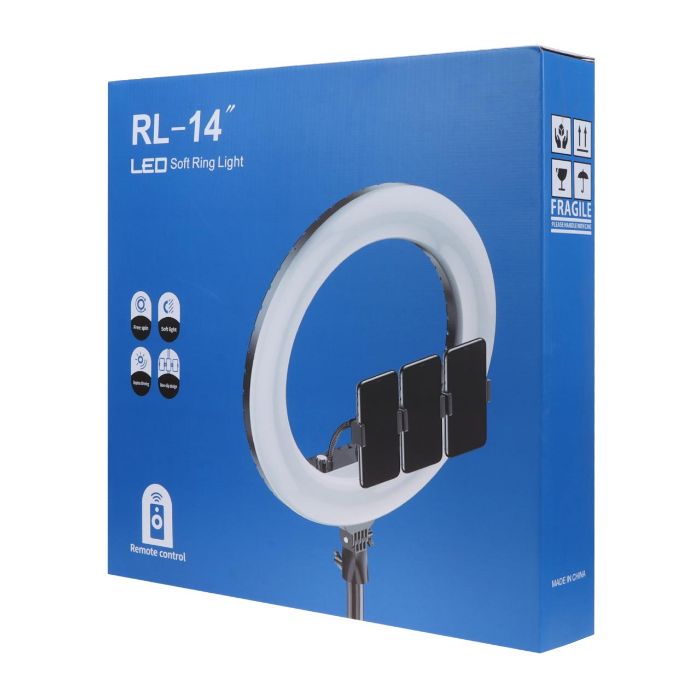 تصویر  رینگ لایت مدل RL-14 (بدون پایه)