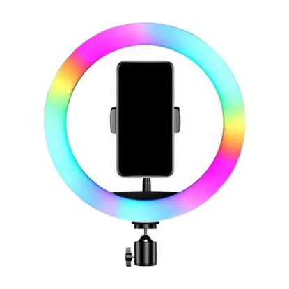 تصویر  رینگ لایت RGB مدل 3D-36 (بدون پایه)