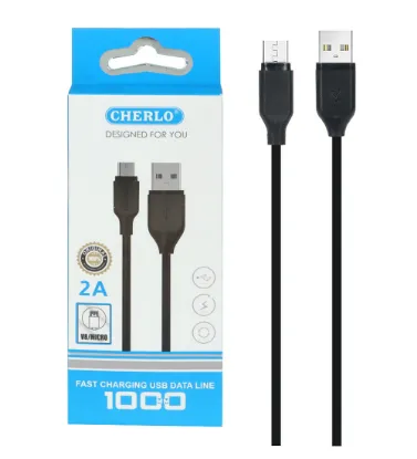 تصویر  کابل شارژ اندروید شرلو مدل CH-V801