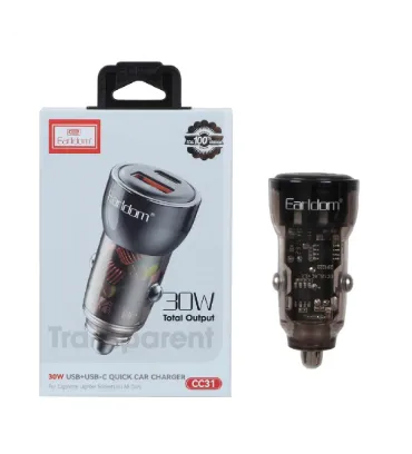 شارژر فندکی ارلدام مدل ES-CC31 توان 30 وات