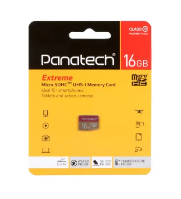 تصویر  کارت حافظه 16GB microSDHC پاناتک مدل Extreme