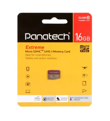 تصویر  کارت حافظه 16GB microSDHC پاناتک مدل Extreme