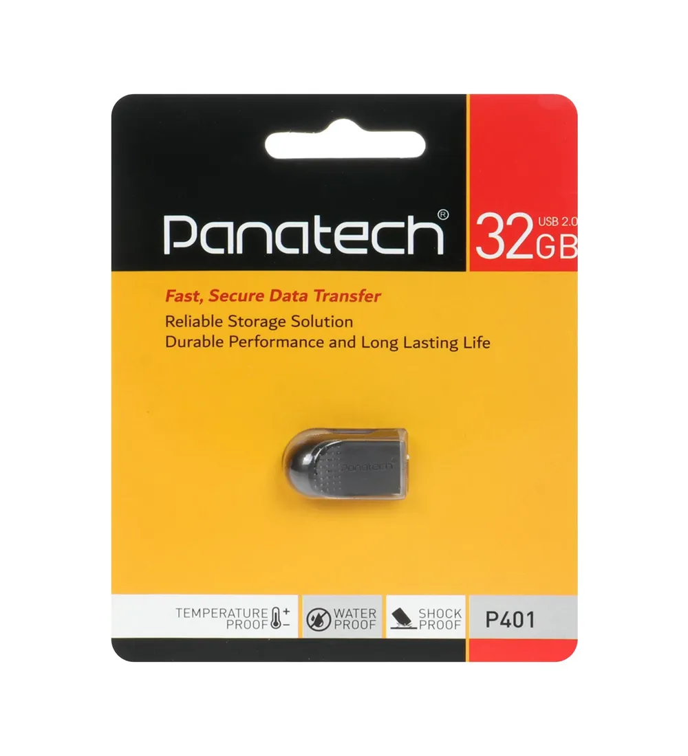 تصویر  فلش مموری پاناتک ظرفیت 32 گیگابایت مدل P401