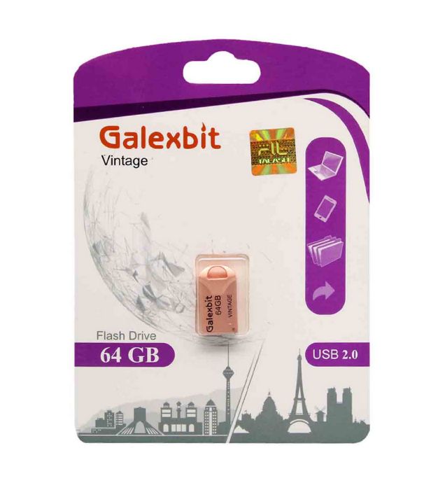 تصویر  فلش مموری گلکس بیت مدل Vintage ظرفیت 64 گیگابایت