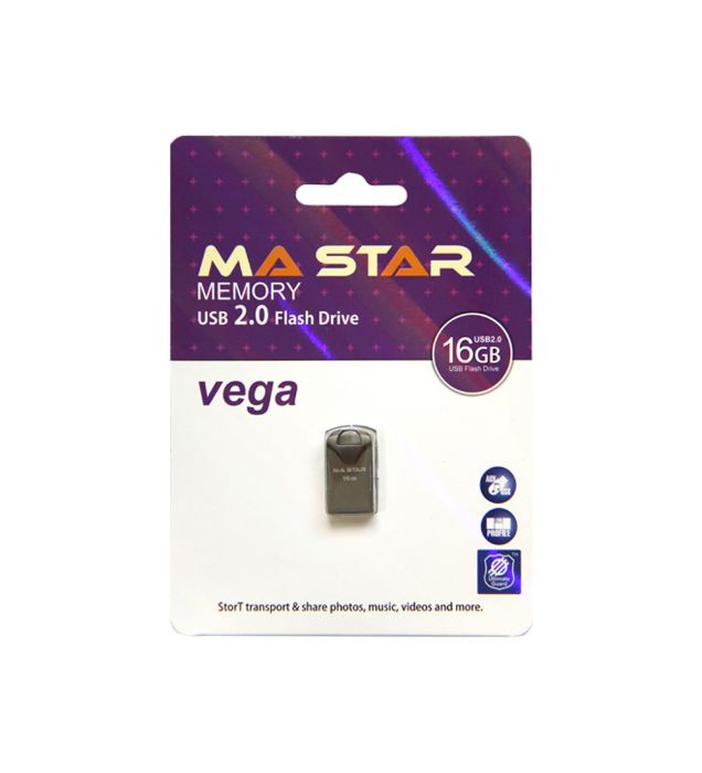 تصویر  فلش مموری ام ای استار مدل  VEGA USB2 16GB