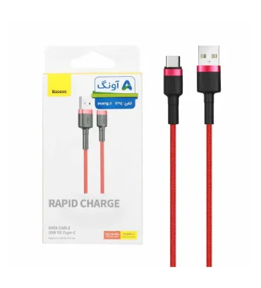 تصویر  کابل شارژ فست Type-C باسئوس مدل CATKLF-B09
