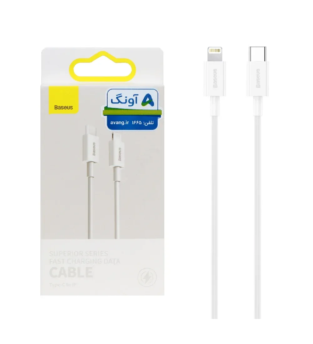 تصویر  کابل شارژ فست Type-C to Lightning باسئوس مدل CATLYS-A02