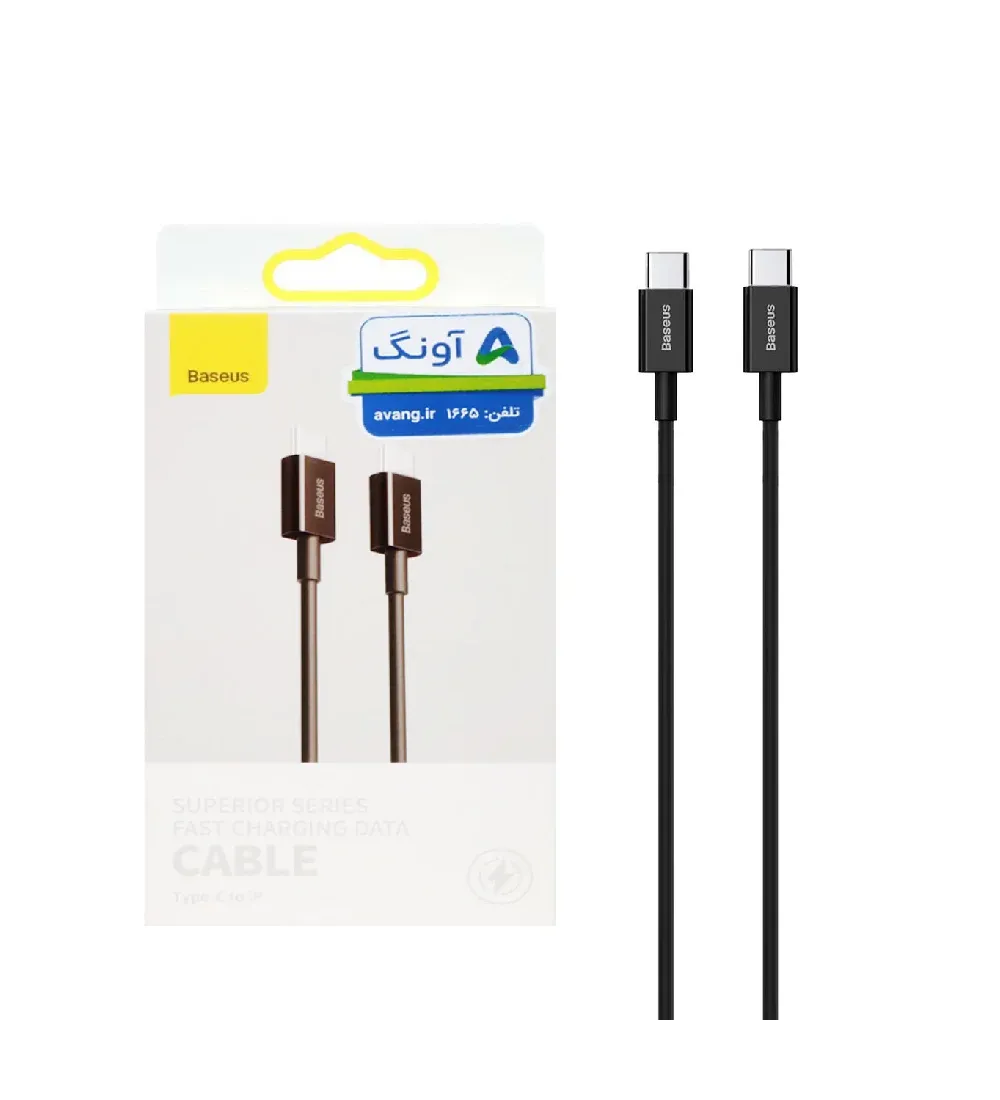تصویر  کابل شارژ فست Type-C to Lightning باسئوس مدل CATLYS-A01